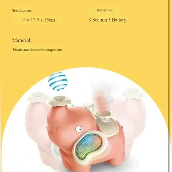 Pink Elephant Kids Humidifier - Picture 3 of 7